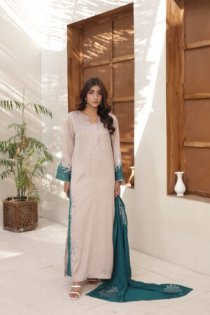 Home shamose silk outfit 3pc