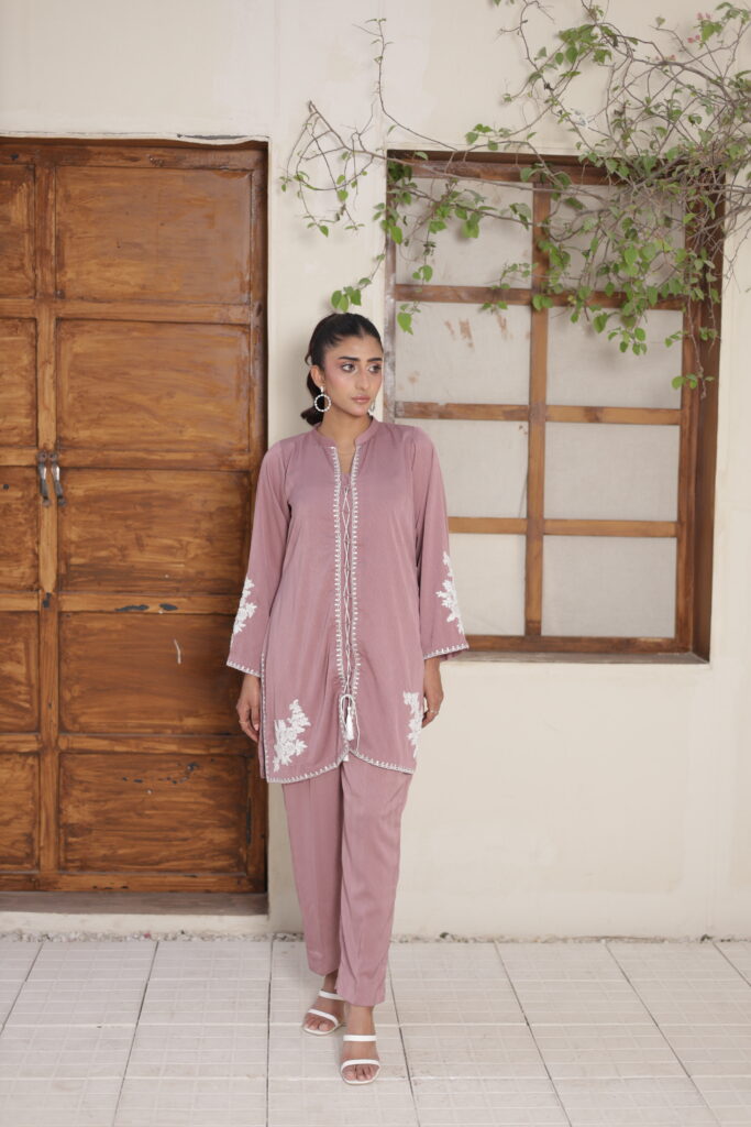 Embroidered Semi-Formal Co-ord Set