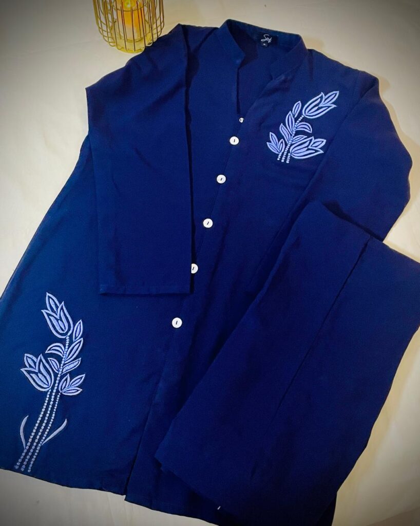 Embroidered co ord set